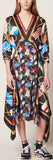 Asymmetrical Printed Dress
