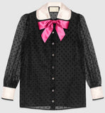 Star Flock Shirt with Bow