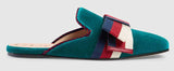 Velvet Slipper with Sylvie Bow