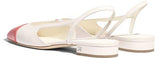 Calfskin Glazed Slingback Sandals