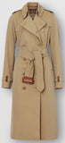 Cotton Gabardine Trench Coat, Honey | DESIGNER INSPIRED FASHIONS