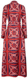 Logo Bandana Print Shirt Dress