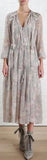 'Stranded Garland' Dress in Gray