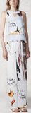 Printed Lose Tiered Tank and Elasticated Waist Pant Set
