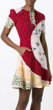 Printed Panel Dress - DESIGNER INSPIRED FASHIONS