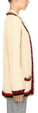 Knit Wool-Blend Cardigan Sweater