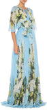 Fruit & Floral Print Maxi Dress