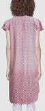 Horsebit Printed Silk Shirt Dress