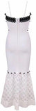 Open Side Loop Midi Length Dress
