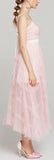 Pink Tiered sleeveless Tulle Dress