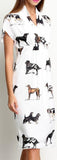 Dog Print Dress