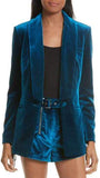 Velvet Jacket & Short Set