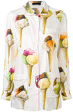 Gelato (Ice Cream) Print Pajama Shirt & Pant Set