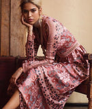 'Juliet' Maxi Dress in Maroon - DESIGNER INSPIRED FASHIONS