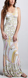 Long Printed Coverup Maxi Jersey Silk Tank Dress - DESIGNER INSPIRED FASHIONS