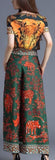 Jungle Print Top & Skirt Set - DESIGNER INSPIRED FASHIONS