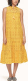 Eyelet Patio Dress - Yellow, Black or White - DESIGNER INSPIRED FASHIONS