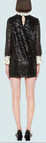 Sequined Pique Dress