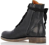 'Harper' Lace-up Leather Ankle Boots - DESIGNER INSPIRED FASHIONS