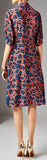 Chain Link Print Silk Dress