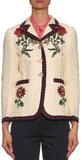 Embroidered Blazer & Pant Set in White - DESIGNER INSPIRED FASHIONS