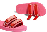 Logo Sandal Mules, Pink