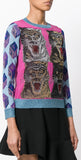 Tiger Intarsia Knit Sweater