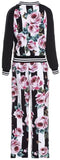 Floral Striped Jacket & Pant Set