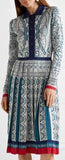 Knitted Brocade Dress