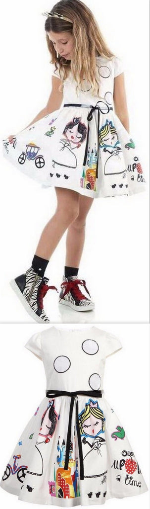 Cartoon Print Dress - DESIGNER INSPIRED FASHIONS