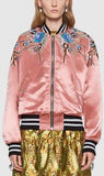 Reversible Sequin Acetate Bomber Jacket