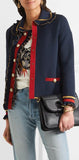 Ruffled Wool Knit Jacket - DESIGNER INSPIRED FASHIONS