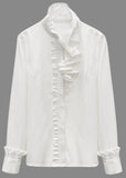 Ruffled White Shirt
