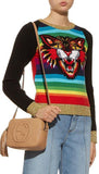 Tiger Embroidered Knit Sweater