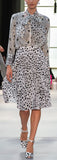 Dalmatian Print Silk Blouse | DESIGNER INSPIRED FASHIONS