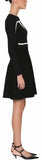 Vlogo Intarsia Viscose-Blend Knit Dress | DESIGNER INSPIRED FASHIONS