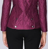 Diamond Quilted Jacket, Purple