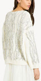 Sweater With Mini Crystals All Over