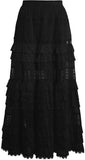 Corsair Layered Frill Skirt, Black