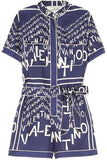 Logo Printed Playsuit