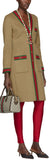 GG Webbing Coat, Brown