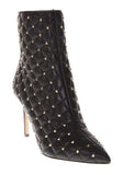 Rockstud Quilted Leather Ankle Boots