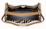 Peekaboo X-Lite Leather Bag - Beige, Green, Black