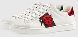 Ace Embroidered Low Top Sneaker - Pineapple & Ladybug - DESIGNER INSPIRED FASHIONS