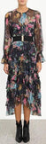 'Ninety-Six' Chevron Frill Dress