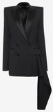 Double-Breasted Drape-Jacket