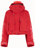 'Roma Amor' Tech Fabric Jacket, Red | DESIGNER INSPIRED FASHIONS