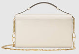 Zumi Smooth Leather Small Shoulder Bag - Black or White | DESIGNER INSPIRED FASHIONS