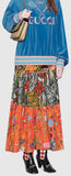 Patchwork Print Skirt