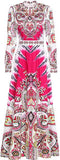Paisley Printed Vintage Dress